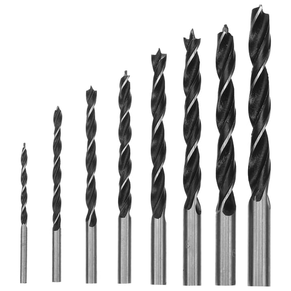 ITSELFER 8pcs Stainless Steel Drill Set High Hardness Drill Bit Set 3-10mm Drill Set
