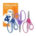 thumbnail image 1 of Tijeras Fiskars 5 SoftGrip de punta roma para niños de 4 a 7 años (paquete de 3), 1 of 7