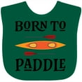 thumbnail image 3 of Inktastic Kayaking Born to Paddle Kayak Boys or Girls Baby Bib, 3 of 4