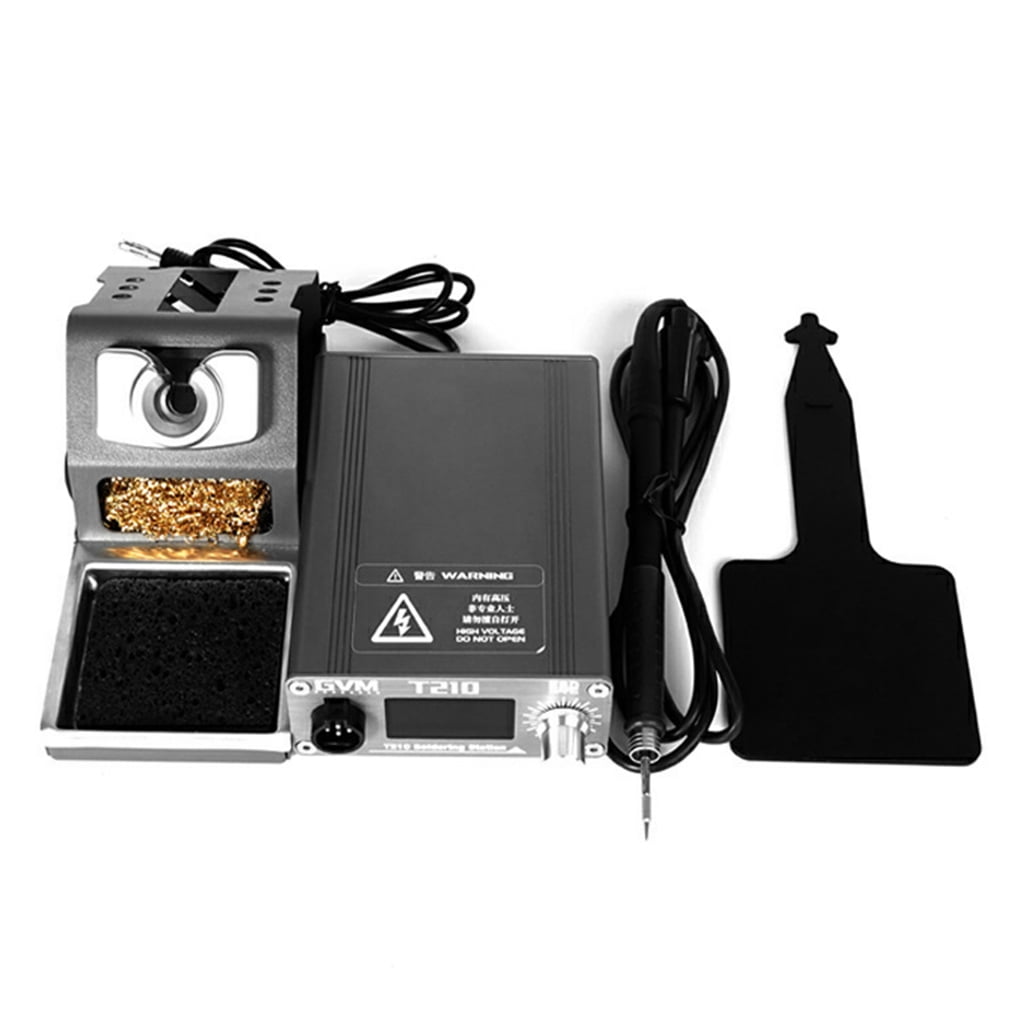 1111Fourone GVM T210 Soldering Station 75W Digital Display Soldering Iron Kit Adjustable Welding Tool