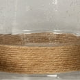 thumbnail image 2 of Candle Holder with Seeded Glass Hurricane and Rope Set of 2 Clear, 2 of 5