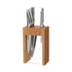 thumbnail image 1 of Juego de cuchillos Global Osaka de 6 piezas con bloque de bambú y acero inoxidable, 1 of 7