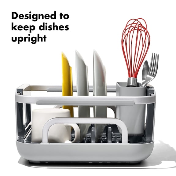 Extendable Over-The-Sink Aluminum Drying Dish Rack