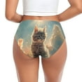 thumbnail image 3 of Sunshine Cloud Kitten Womens Briefs Underwear, No Show Seamless Underwear for Women, Soft Stretch Women's Panties, Classic Hipster Panties Bikini Underwear Briefs for Ladies, 3 of 6