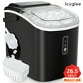 thumbnail image 4 of Shining Portable Ice Maker - 9 Ice Cubes in 6 Mins, 26lbs Daily, Self-Cleaning - Compact for Home, Kitchen, Office & RV (Black), 4 of 15