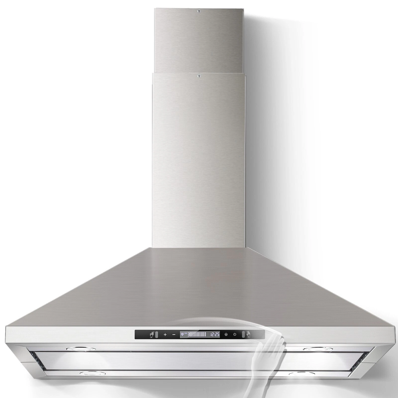 36 inch Island Range Hood 700 CFM Kitchen Vent Hood Touch Control, Gesture Sensing 3-Speed Fan