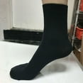 thumbnail image 5 of Lot 1-12 Mens Teens Casual Cotton Ankle Quarter Mid Crew Thin Socks Size 4-8.5, 5 of 6