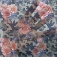 thumbnail image 3 of Camo Tulle Curtains with Rod Pocket, Victorian Theme Pink Retro Design Roses Urban Fashion Nature Feminine, Sheer Drape for Wedding Party 2 Panels, 7 Sizes, Violet Blue Sage Green, by Ambesonne, 3 of 3