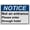Warning Sign 4, variant on This Is Not an Entrance Sign, Industrial Do Not Enter Sign 8"x12" UV Resistant for Indoor Outdoor Workplace