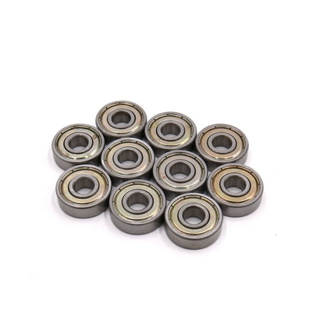 10 Pcs 629Z 9 x 26 x 8mm Double Shielded Deep Groove Radial Ball
