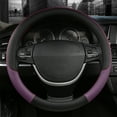 thumbnail image 1 of Car Steering Wheel Cover Leather Summer Four Season Handle Cover Breathable Available In Thousands Of Models Embossed For Foreign Trade, 1 of 6