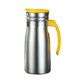 thumbnail image 3 of Hervidor de acero inoxidable con aislamiento al vacío de 0,8 L para bebidas frías. Fácil de limpiar. Amarillo con asa, 3 of 9