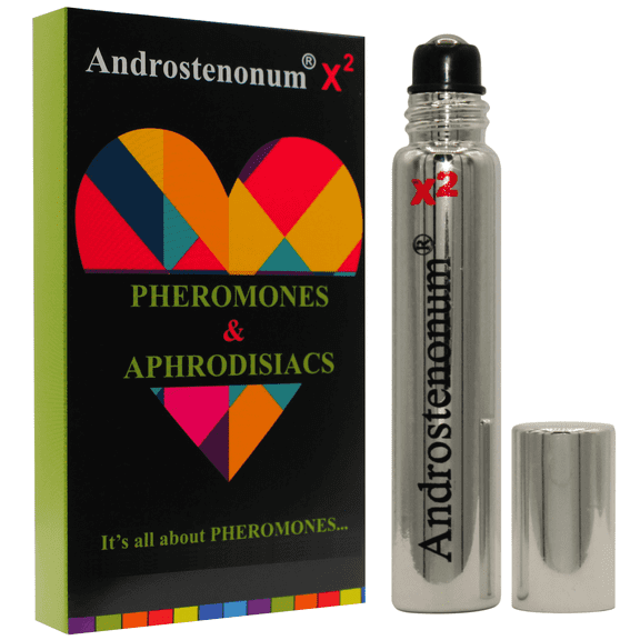 ANDROSTENONUM X2 Pheromone for Men - Male Pheromones Cologne - Extra Strong Pheromone Gift for Him Roll-On 0.27 Fl. Oz
