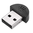 thumbnail image 3 of Micrófono USB Mini Wendry Negro para Grabación de Audio en Computadora PC, 3 of 9