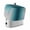 Teal Blue Gray, variant on Sage Green Grey Ombre Toaster Cover 2 Slice, Modern Abstract Art Gradient Dustproof Bakeware Oven Protector with Top Hook, Waterproof Small Kitchen Appliance Toasters Dust Cover, 12"x7.5"x8"