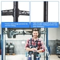 thumbnail image 6 of BestOffice 6-Tier Wired Black Metal Kitchen/Garage/Office Storage Shelves, 6 of 7