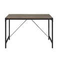 thumbnail image 4 of Table à Manger en Bois Industriel de 48 Po - Lavis Gris, 4 of 5
