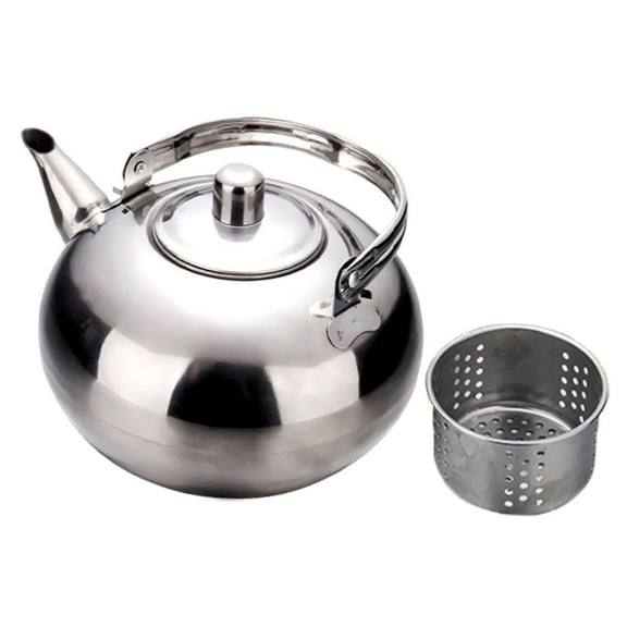 QSTDGVPW Coffee Kettle Gifts Thoughtful Lightweight Teapot for Office Camping Outdoor Silver