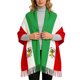 thumbnail image 1 of Bufanda con la bandera iraní | Chal grande para mujer | Accesorio para celebraciones festivas | Bufanda patriótica | Estola de poliéster suave para viajes, bodas y para abrigarse en invierno, 1 of 7