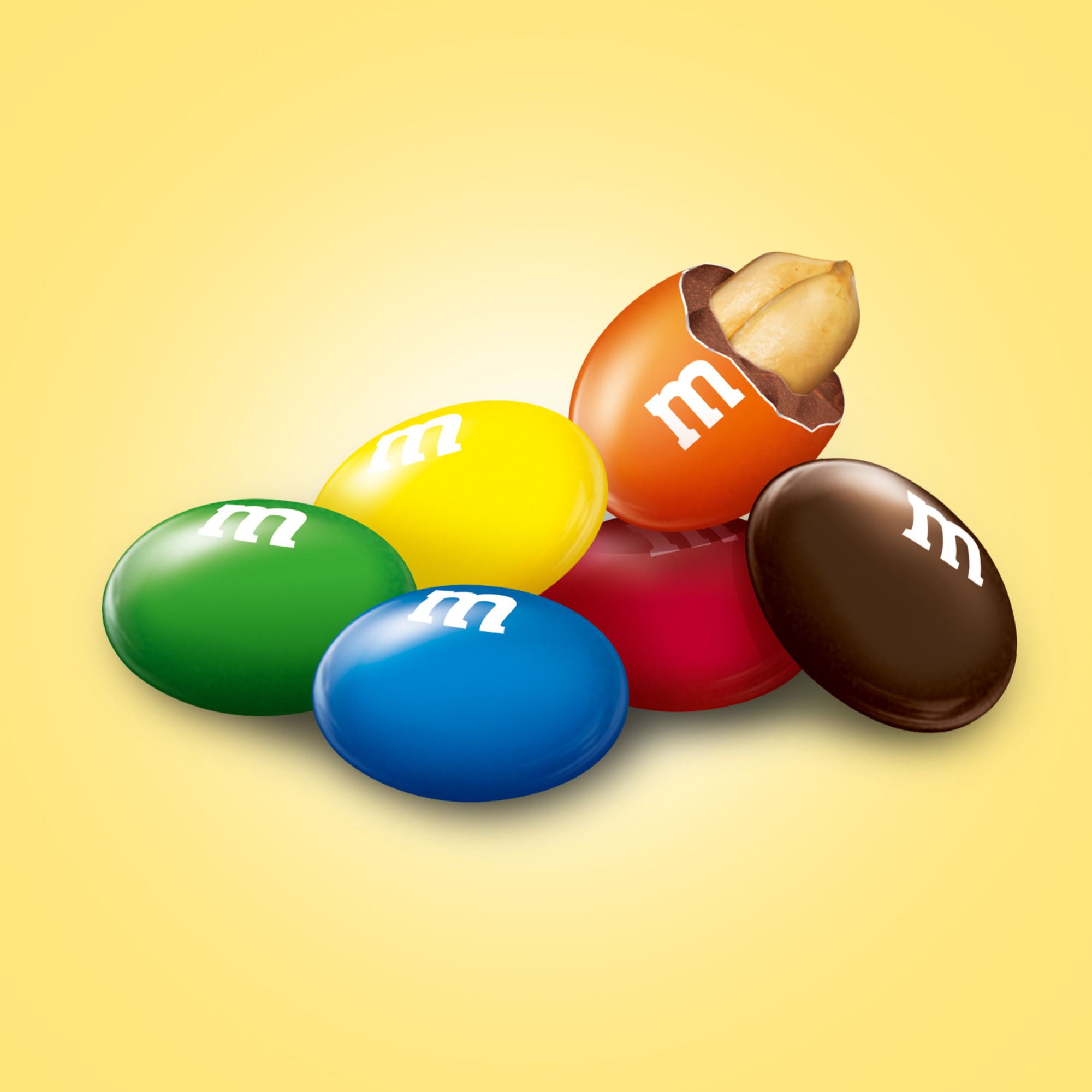 M&M's Peanut Chocolate Milk Chocolate Pieces 62 oz. (209-00060)