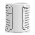 thumbnail image 3 of Teacher Definition Appreciation Coffee Tea Ceramic Mug Office Work Cup Gift, 3 of 3