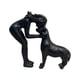 thumbnail image 2 of Estatua de mujer y perro, artesanía de resina, adorno decorativo, pequeña colección, escultura Negro, 2 of 9