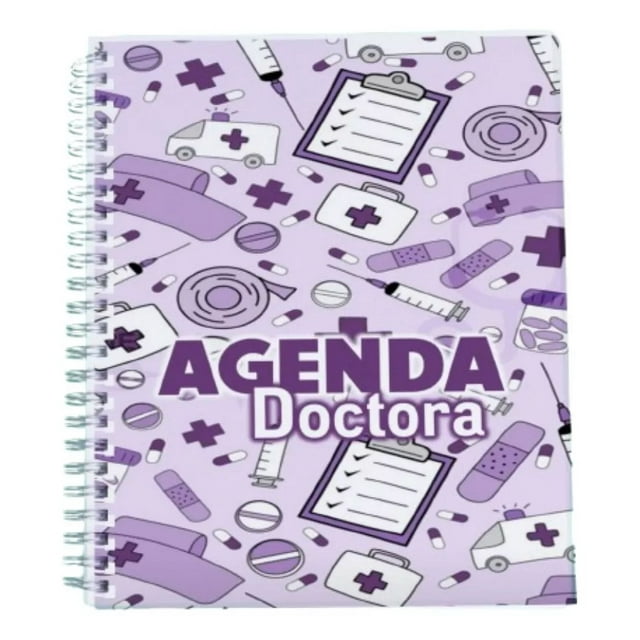 Agenda 2025 Doctora Con Horario Pasta Dura Mod. Doctora
