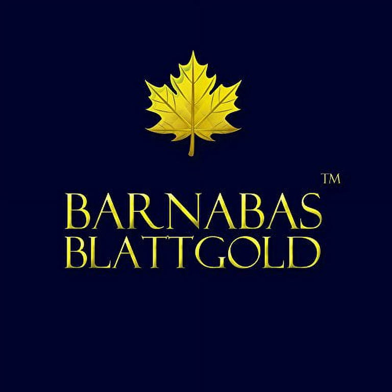 Barnabas Blattgold Gilding Adhesive 120ml Professional Quality Water Based Gold Leaf Sheets Size