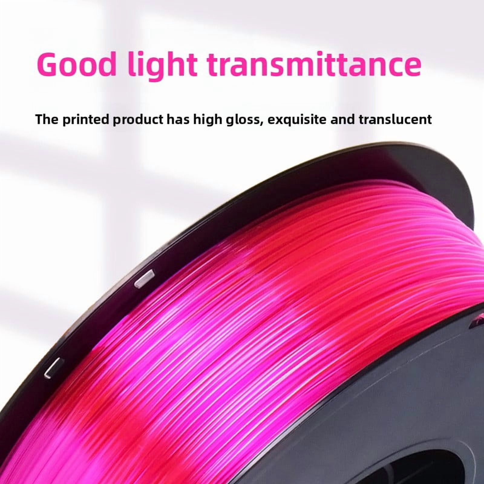 High Strength PETG 3D Printer Filament Durable PETG Printing Consumables  Impact Resistant Heat Resistant Smooth Printing, Low Warping No Clogging Universal for Most FDM 3D Printers