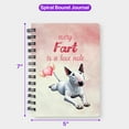 thumbnail image 5 of Every Fart is Love Note Bull Terrier Guilty Face Happy Valentine's Spiral Bound Journal Bully Dog Lovers Gifts Idea 5x7in Spiral Notebook - 01016, 5 of 5