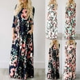 thumbnail image 3 of Tralilbee Nouvelles Robes Maxi Boho pour Femmes Grande Taille, Robes de Plage à Imprimé Floral, Robes Longues de Soirée, Robes de Soleil, Voyage, Fête, 3 of 4