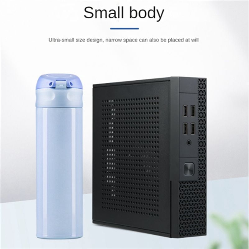Mini ITX Computer Case HTPC Host Chassis USB2.0 ITX Enclosure Industrial Control Chassis for Office Business