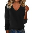 thumbnail image 1 of Women's Pullover Sweater European And American Solid Color Loose Ladies Sweater Spring And Autumn One Word Shoulder Exposed Shoulder Hood Sweater Features:, Women's Pullover Sweater XXXL, 1 of 3
