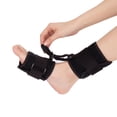 thumbnail image 1 of Seitruly Correa de corrección de fascia plantar negra - Soporte de tobillo seguro y ajustable Correa de fijación de caída de pie y zapatos Cuidado de los pies, 1 of 6