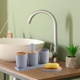 thumbnail image 3 of 5 Unids Accesorios de Baño Modernos Set Soporte para Cepillo de Jabonera Enjuague Bucal Taza Loción Botella Baño Conjunto Esencial para SM SunniMix Cosas de baño, 3 of 8