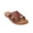 Cognac, variant on Women's H-Band Slide Sandals – Comfortable Flat Sandals for Everyday Wear
