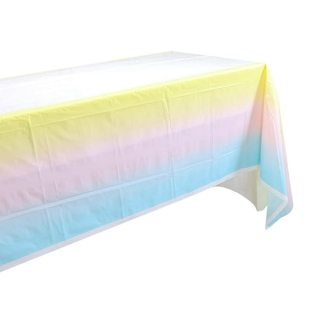 Vajilla para fiestas, manteles, pancartas, artículos para fiestas, servilletas, decoración ombré para bodas.