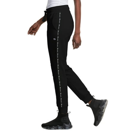 champion women's campus jogger with taping