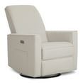 thumbnail image 5 of Evolur Harlow Deluxe Upholstered Plush Seating Glider Swivel, Power Recliner with USB Port, Greenguard Gold Certified, Glider Chair for Nursery, Light Sand, 5 of 10