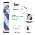 thumbnail image 5 of Xirurus Braided Nylon Sport Watch Strap Adjustable Replacement Band for Spartan Hr Baro, Suunto7, D5i, Blue White, 7.1 inches / 18 cm, 5 of 9