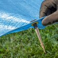 thumbnail image 5 of Pack of 100 Ground Stakes for Fixing Weed Control Cloth, or Mole Control Net Black, 5 of 5