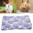 thumbnail image 4 of CHICIRIS Hamster Winter Bed,Hamster Warm Fleece Pad Soft and Comfortable Hamster Winter Warm Sleep Pad for Hamster Rabbits Chinchilla,Rabbits Warm Fleece Pad, 4 of 8