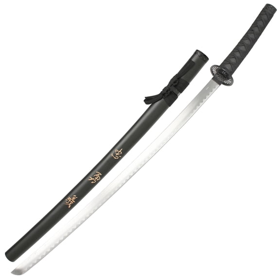 Armory Replicas Resurrection of the Kanji Warrior Japanese Katana Sword with High Carbon Steel Blade & Scabbard