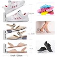 thumbnail image 3 of Paquete de 10 zapateros ajustables oso de fresa Organizador de zapatos de plástico Electrónica, 3 of 5