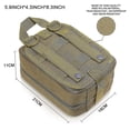 thumbnail image 3 of Riñoneras tácticas de primeros auxilios, riñonera militar compacta, riñonera multifuncional para camping, senderismo y ciclismo., 3 of 5
