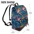thumbnail image 2 of Easygdp Undersea Animals Mochila de Cuero para Mujeres, Bolso de Hombro, Bolsos de Mano de Moda para Trabajo y Viajes, 2 of 4