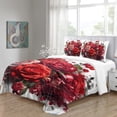 thumbnail image 3 of Home Bedclothes Romantic Rose Printed Duvet Cover Set Girl Woman Elegant Bed Set Bed Gift,Full (80"x90"), 3 of 6
