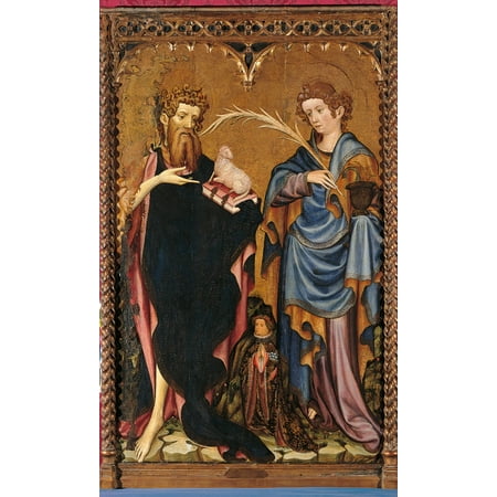 St John The Baptist And St John The Evangelist With A Donor...