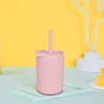 thumbnail image 3 of Homelife 150ml Kids Toddler Cups with Lid And Straws Reusable Spill Proof Cups for Kids Unbreakable Silicone Children Sippy Cup for Home School Kitchen Restaurant, 3 of 13
