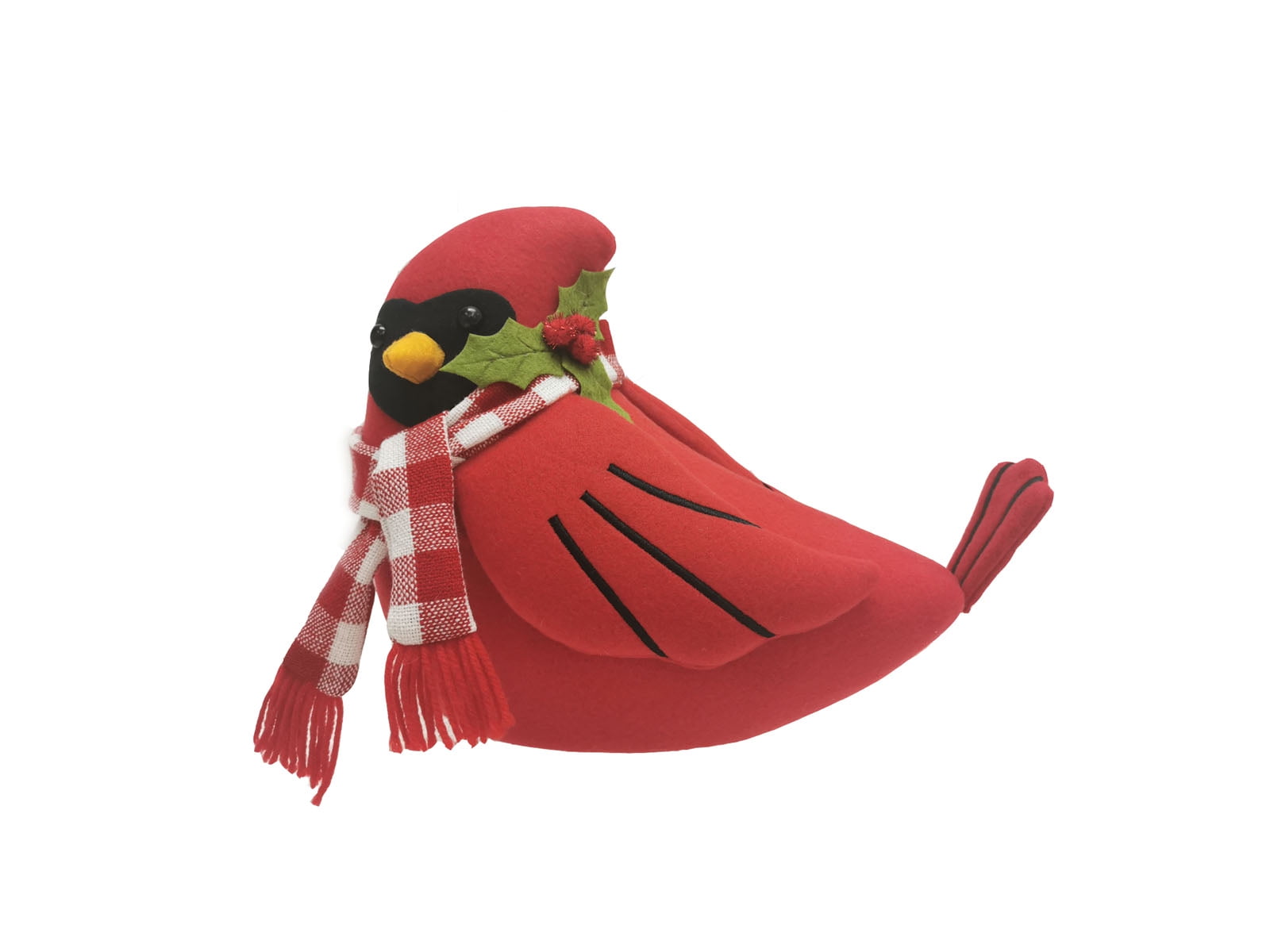 Holiday Time Christmas Tree Topper, Red Bird with Scarf